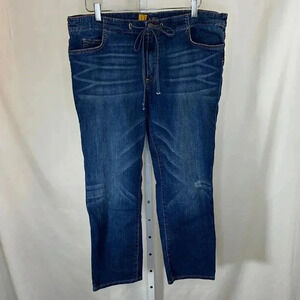Kut from Kloth Size 10 Jeans Drawstring Loose Fit Casual Cropped